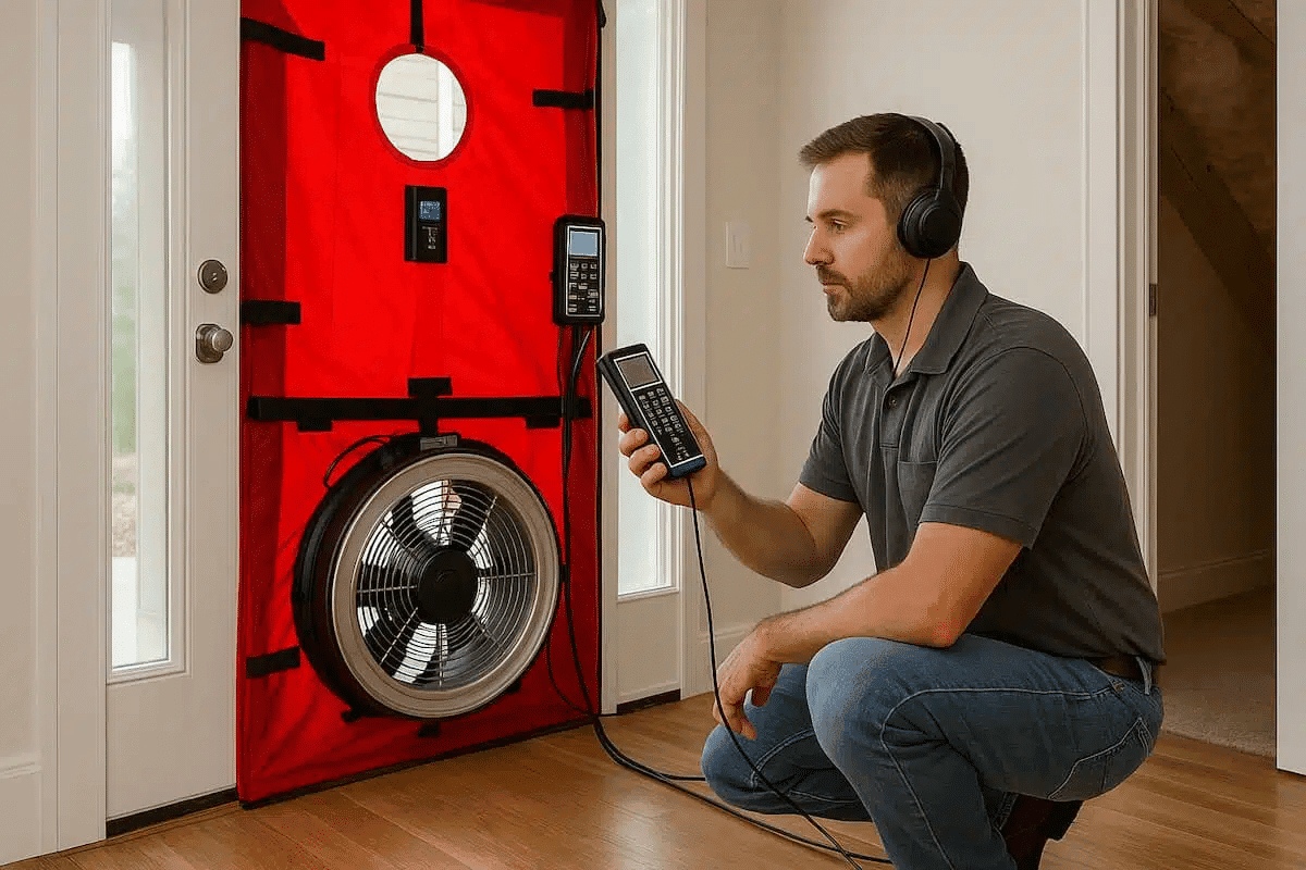 Blower Door Testing Massachusetts | Air Leakage Testing | C2S Energy